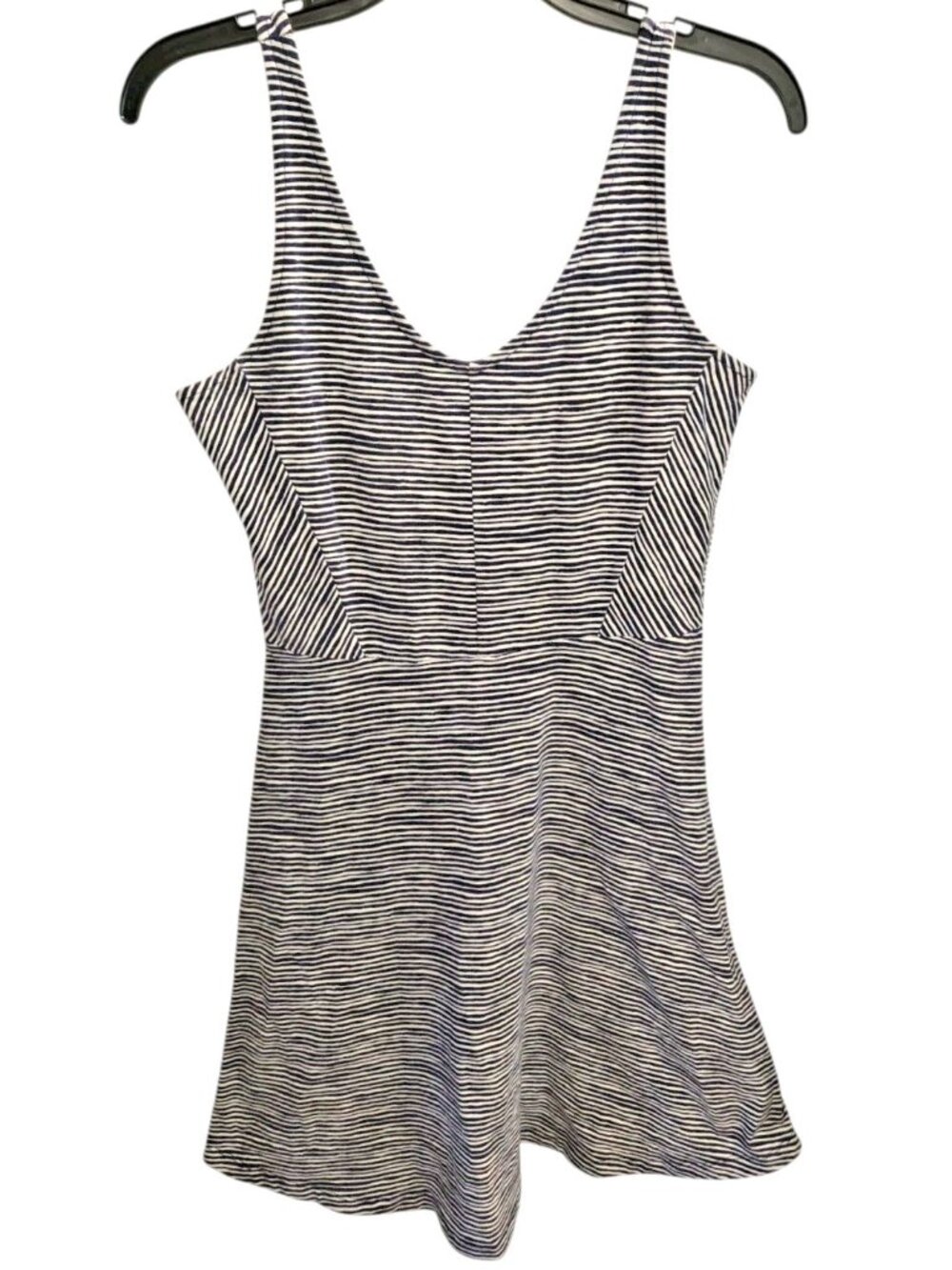 Old Navy Nautical Striped Knit Fit & Flare Mini Dress